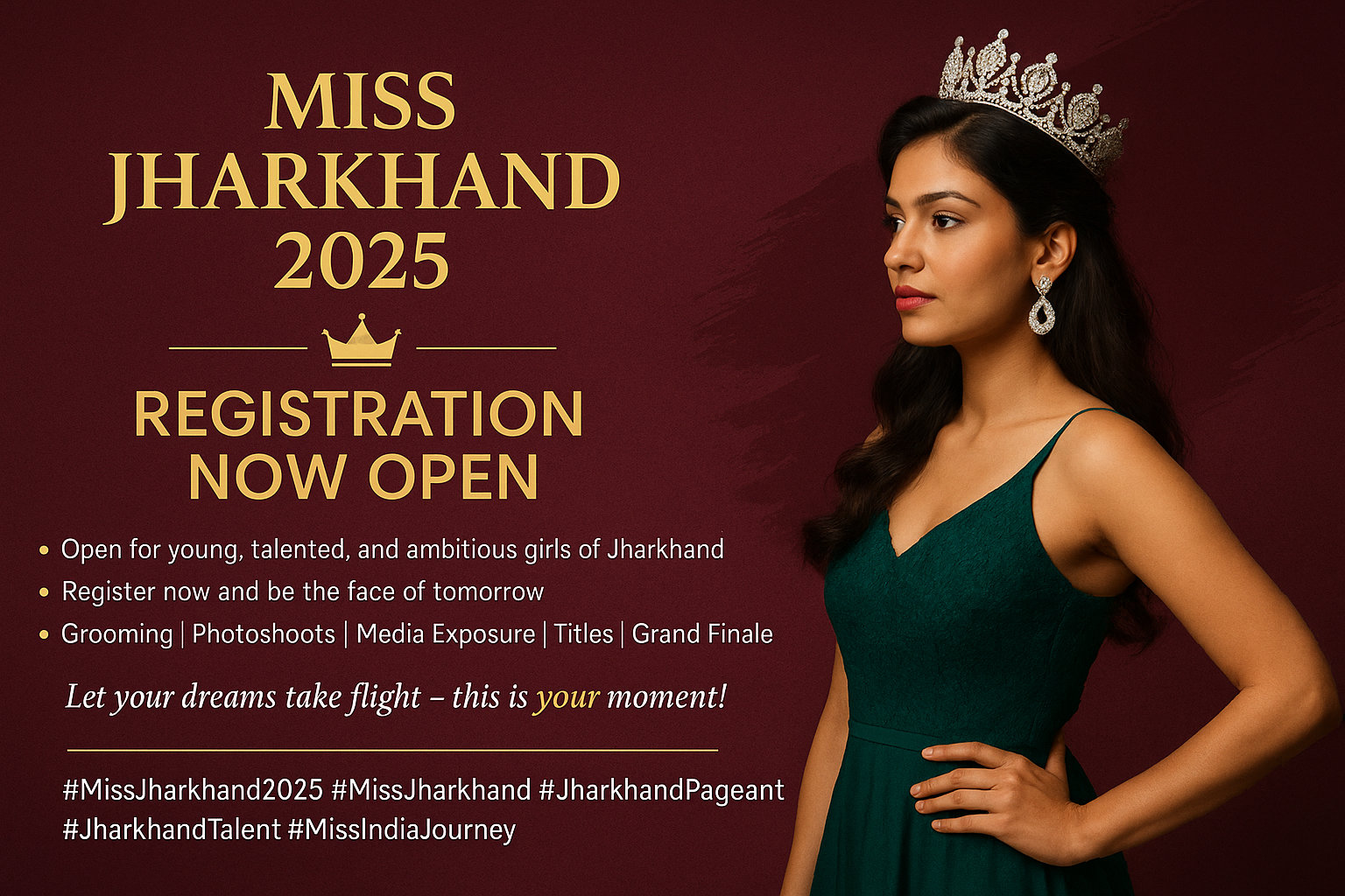 Miss Jharkhand 2025 Dumka Audition